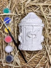 Atlıkarınca Alçı Boyama Seti - Geniş Kıvrımlı Kapaklı Model